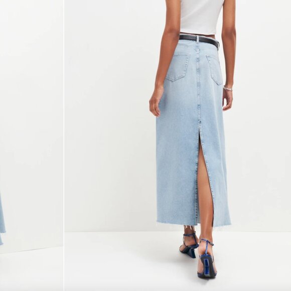 Reformation Kass Maxi Denim Skirt - NWT, Size 29 - Picture 4 of 7